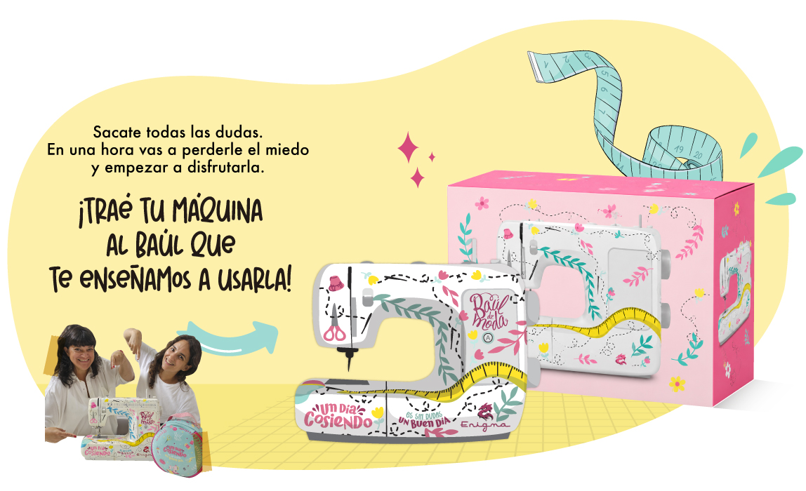 Baúl de Moda - Veni con tu Maquina de Coser!