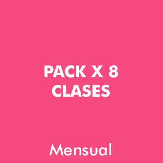 Pack 8 clases Mensuales