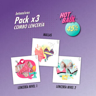 Pack x3 Lenceria